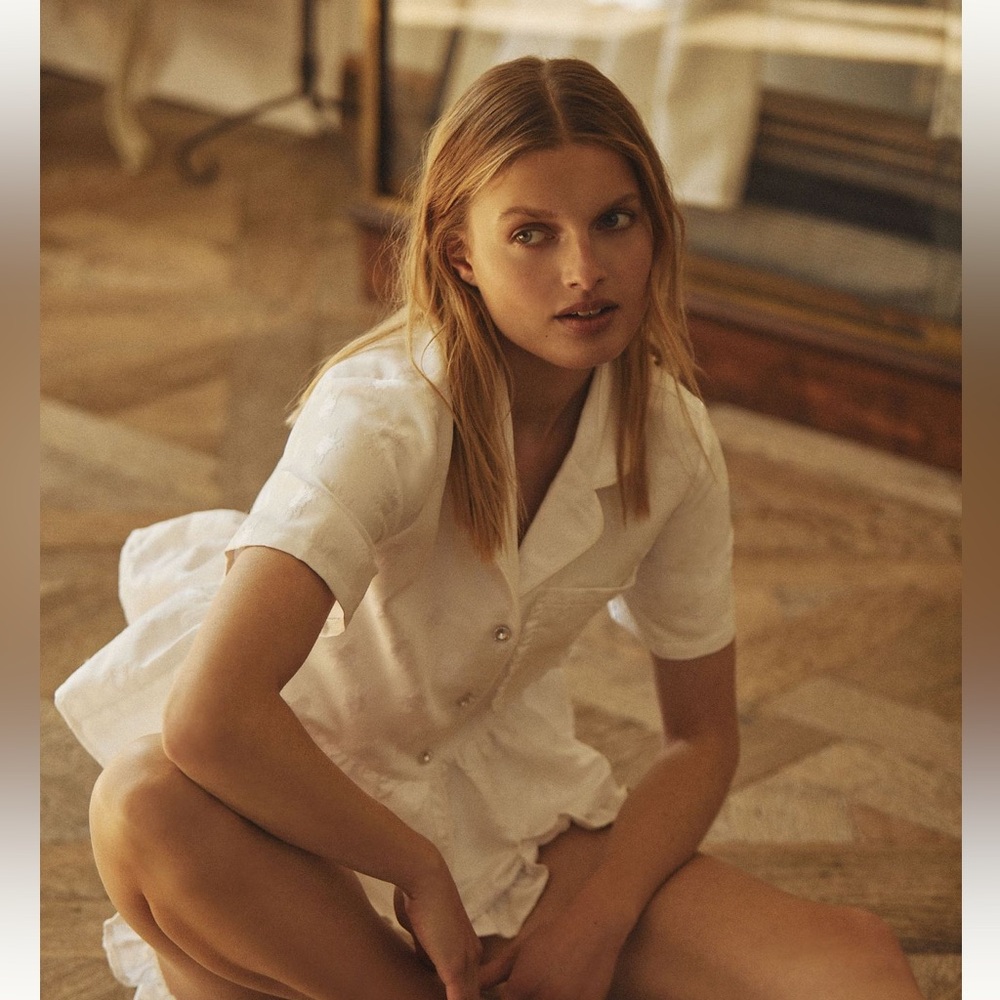 Sister Jane Fleur Pajama Top (Bridal Pajama)